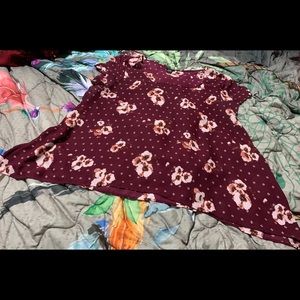 Torrid size 1 dressy floral shirt